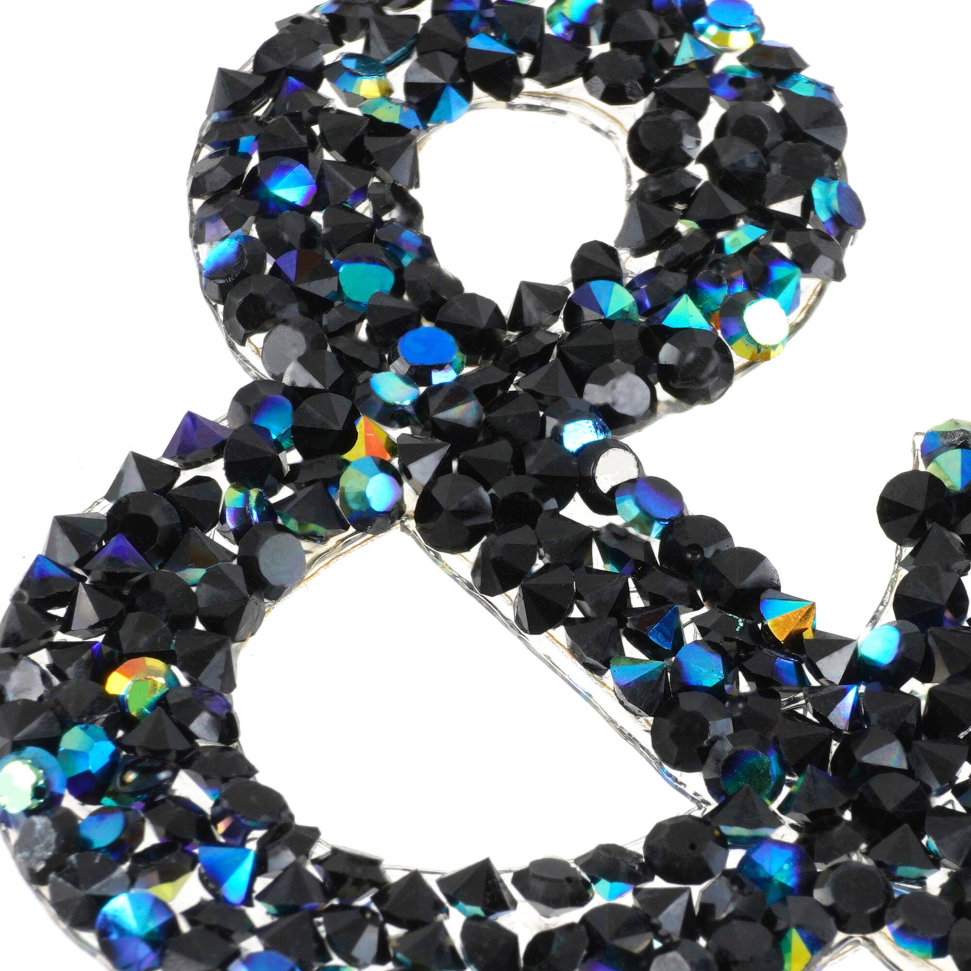Black AB Ampersand Bling Sticker by Recollections®